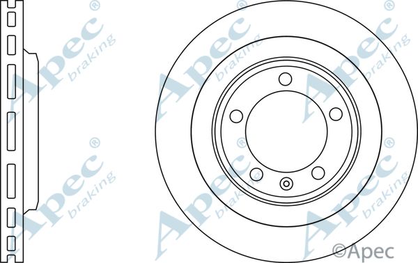 APEC BRAKING Jarrulevy DSK3102